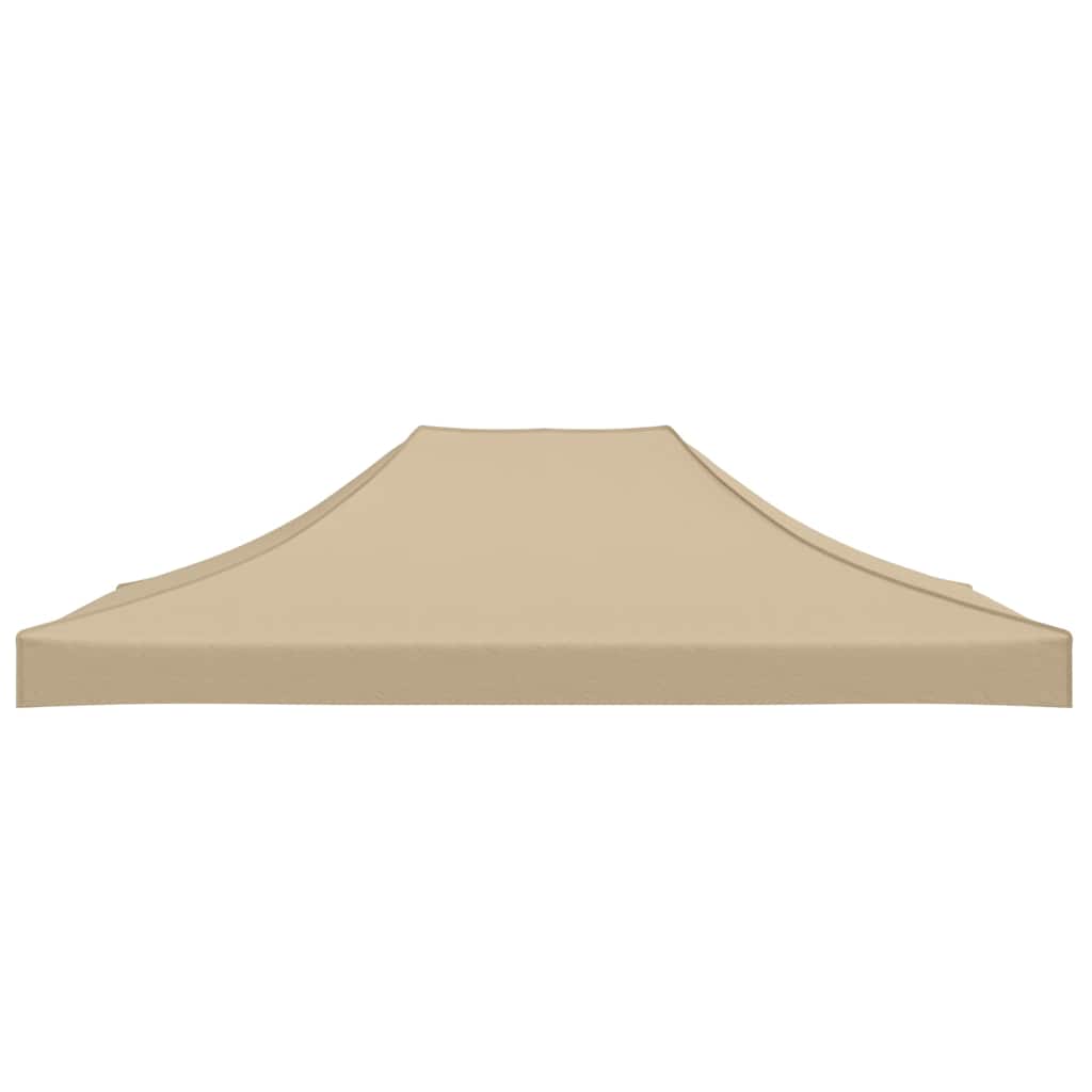 Partyzelt-Dach 4,5x3 m Beige 270 g/m²
