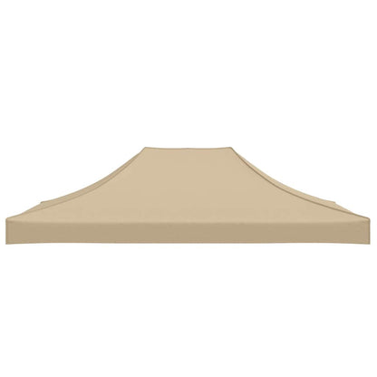 Partyzelt-Dach 4,5x3 m Beige 270 g/m²