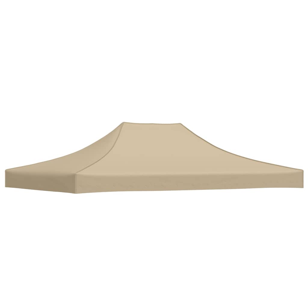 Partyzelt-Dach 4,5x3 m Beige 270 g/m²