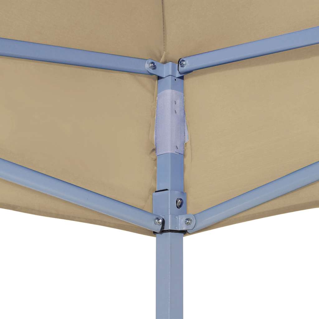 Toit de tente de réception 4,5x3 m beige 270 g/m²