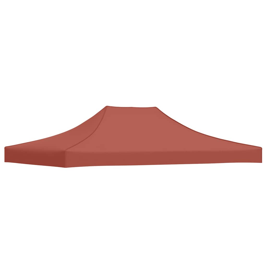 Partyzelt-Dach 4,5x3 m Terrakotta-Rot 270 g/m²