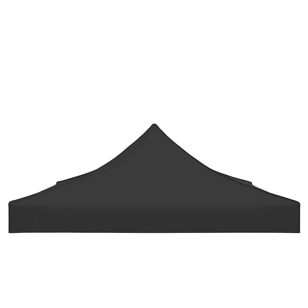 Toit de tente de réception 4,5x3 m noir 270 g/m²