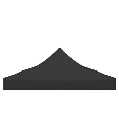 Partyzelt-Dach 4,5x3 m Schwarz 270 g/m²