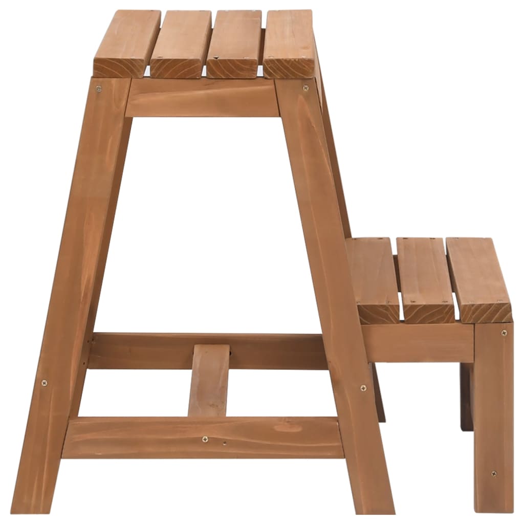 Marchepied pliant en bois de sapin massif
