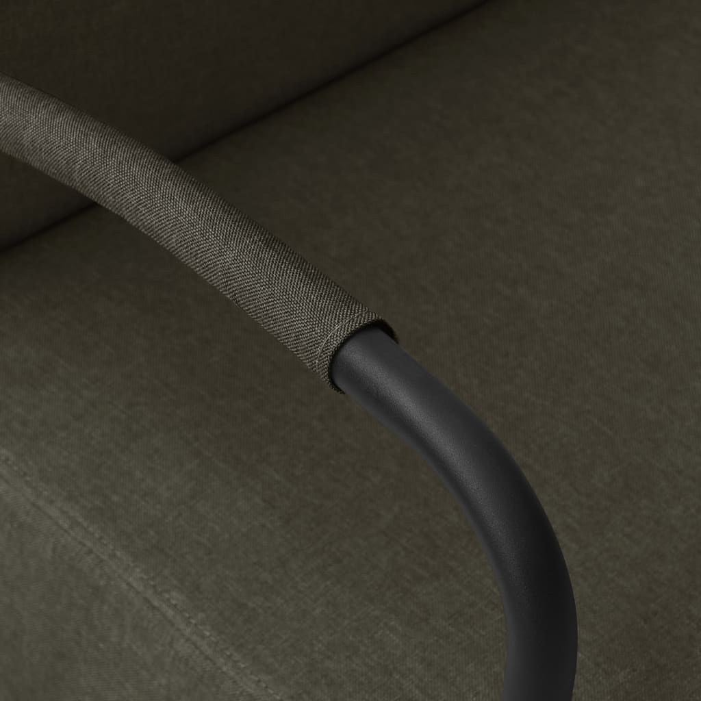 Sessel Dunkelgrau Stoff