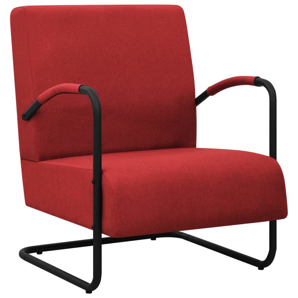 Sessel Weinrot Stoff
