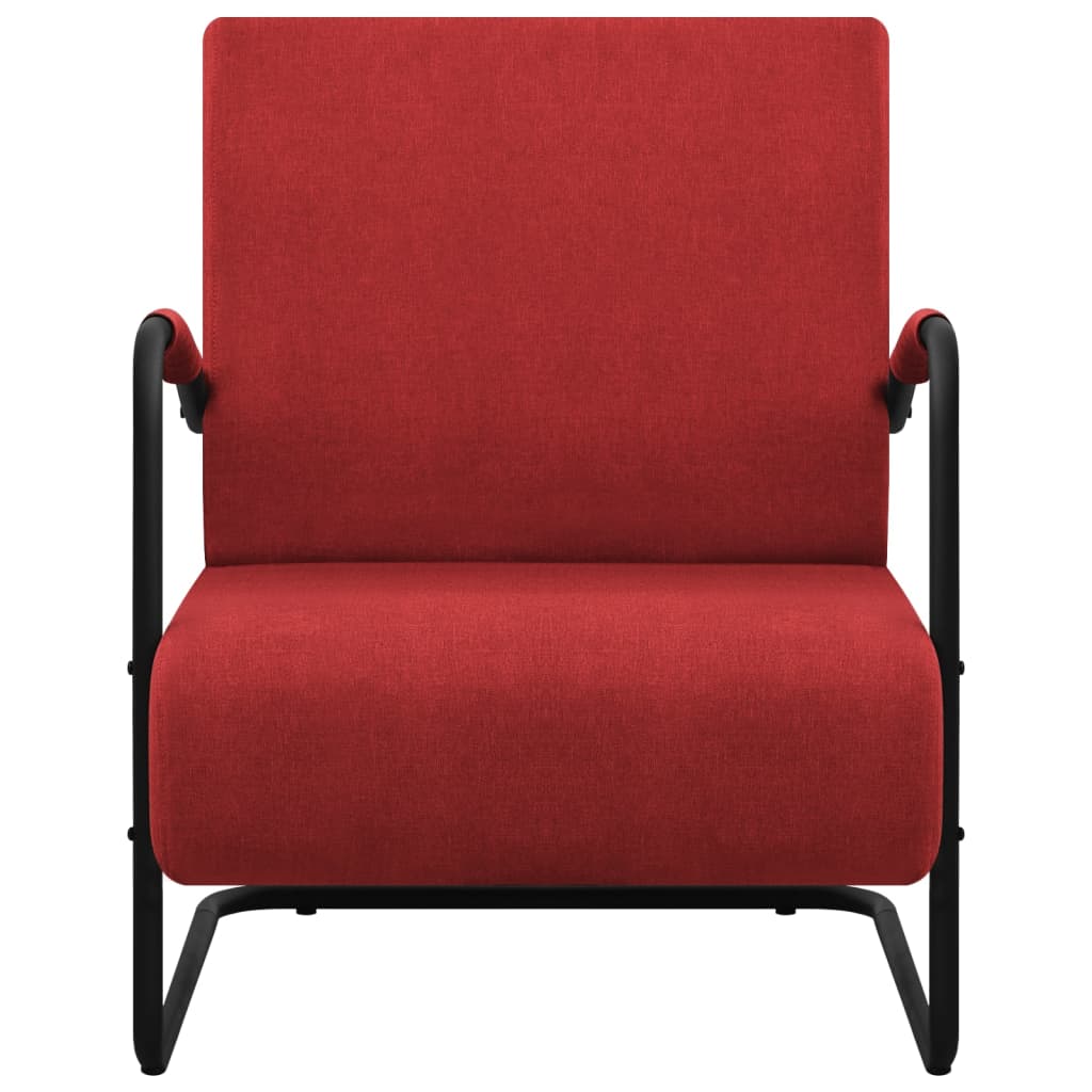 Sessel Weinrot Stoff