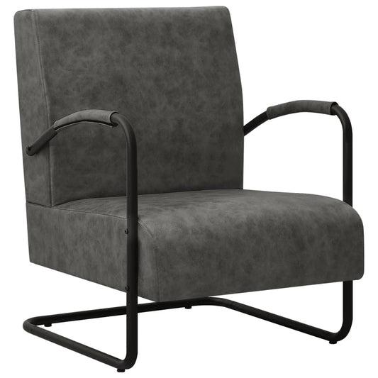 Sessel Schwarz Kunstleder