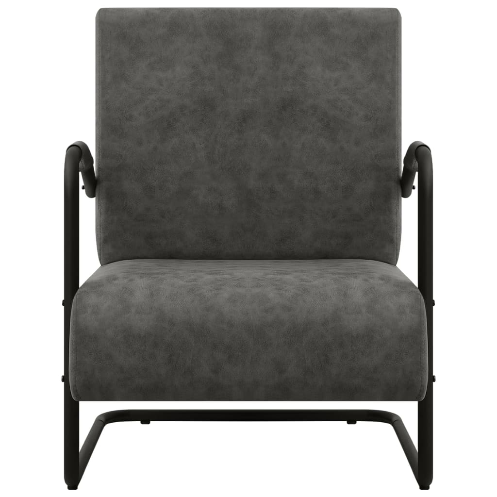 Sessel Schwarz Kunstleder