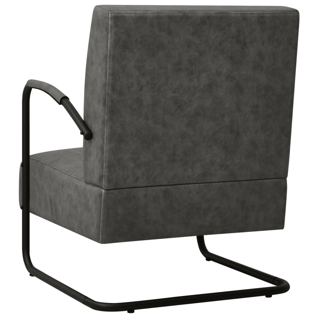 Sessel Schwarz Kunstleder