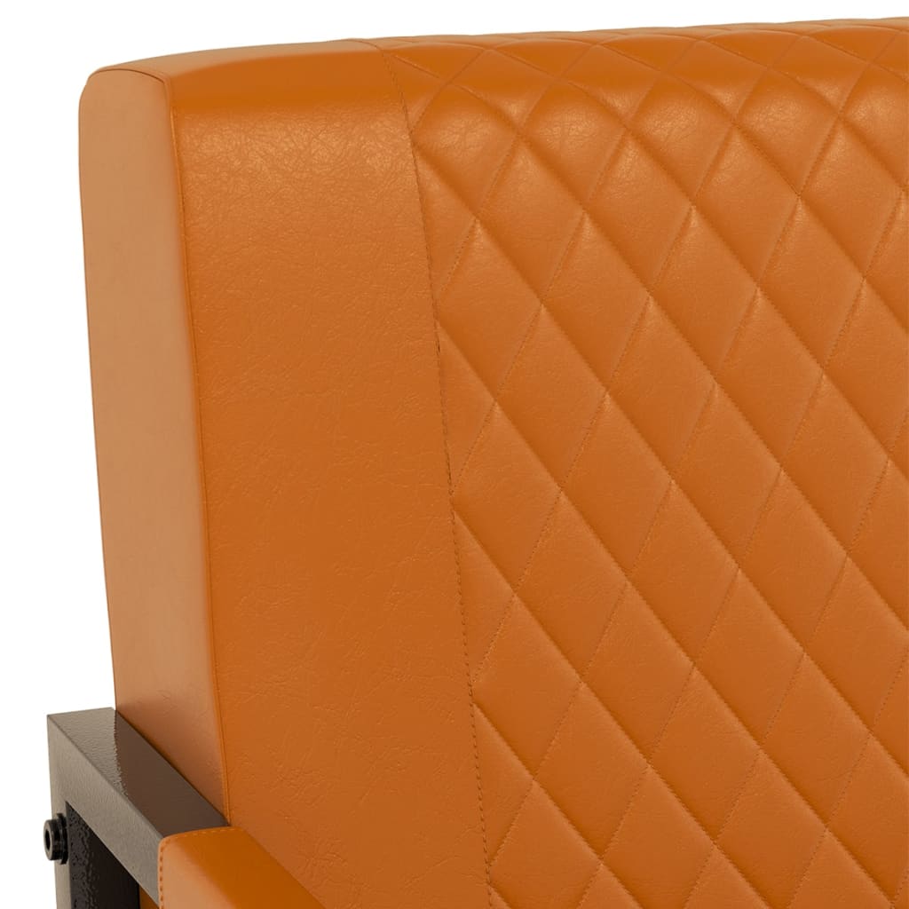 Sessel Braun Kunstleder