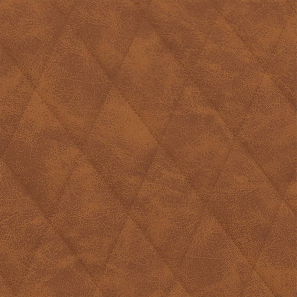 Sessel Mattbraun Kunstleder