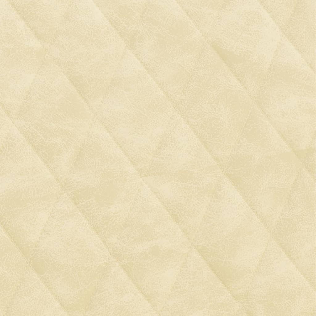 Sessel Creme Kunstleder
