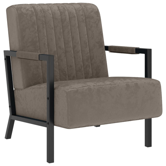 Sessel Hellgrau Samt