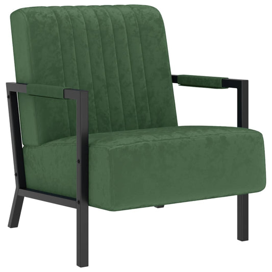 Sessel Dunkelgrün Samt
