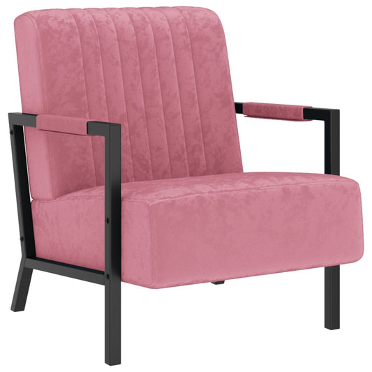 Sessel Rosa Samt
