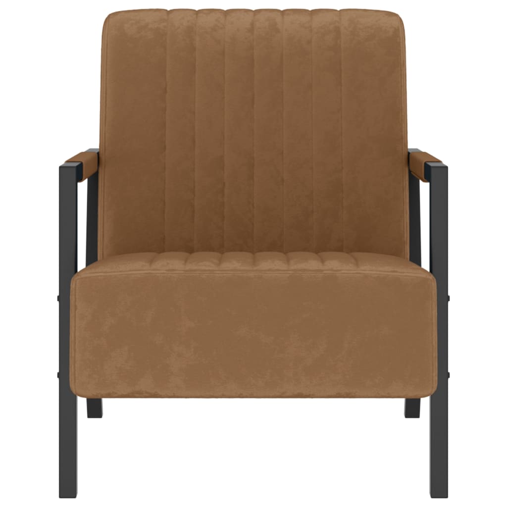 Sessel Braun Samt