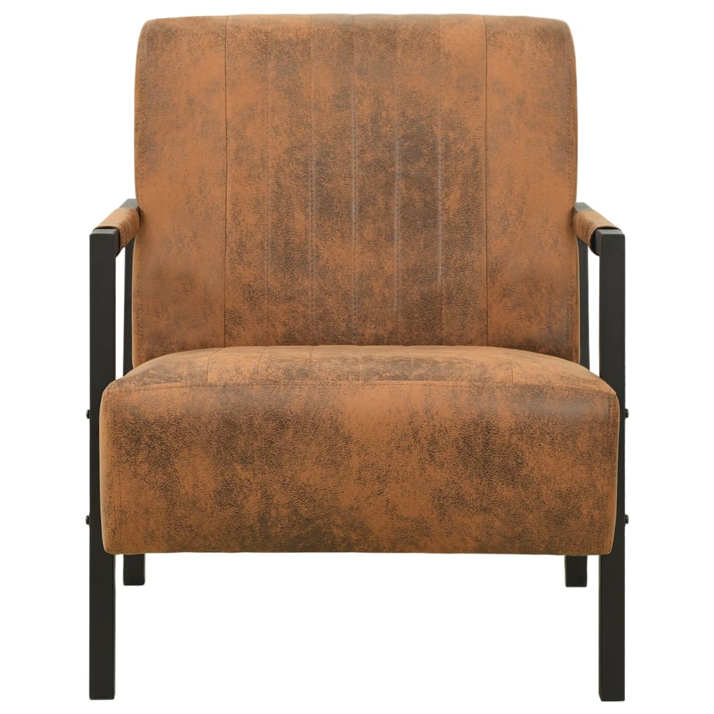 Sessel Braun Stoff