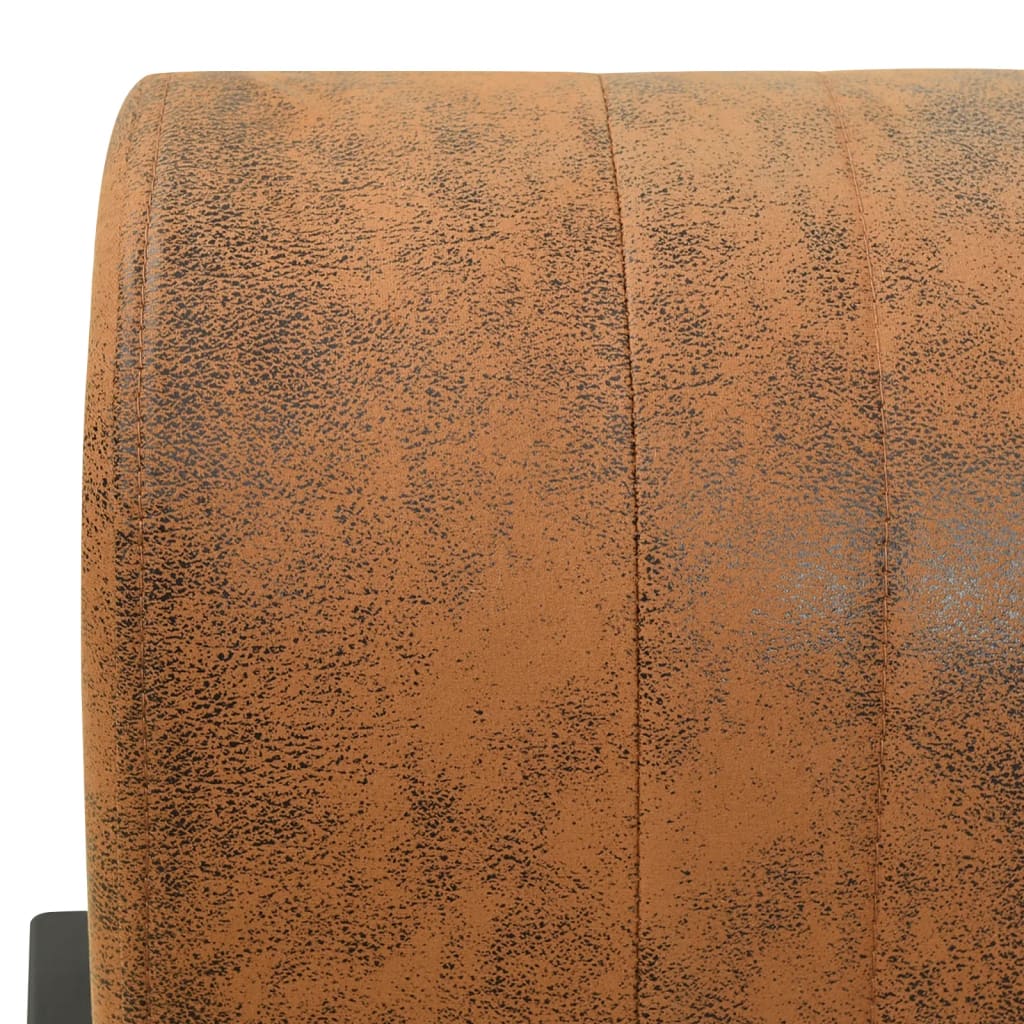 Sessel Braun Stoff