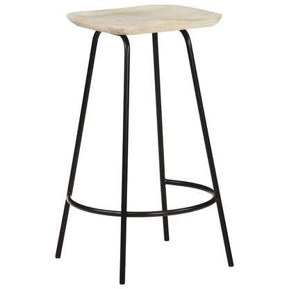 Barhocker 2 Stk. Mango Massivholz