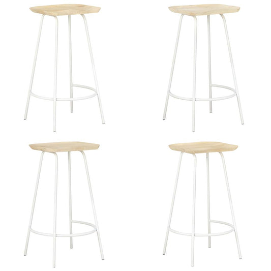 Barhocker 4 Stk. Mango Massivholz