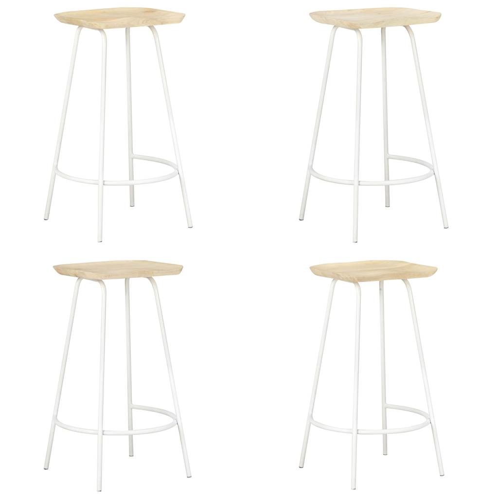 Barhocker 4 Stk. Mango Massivholz