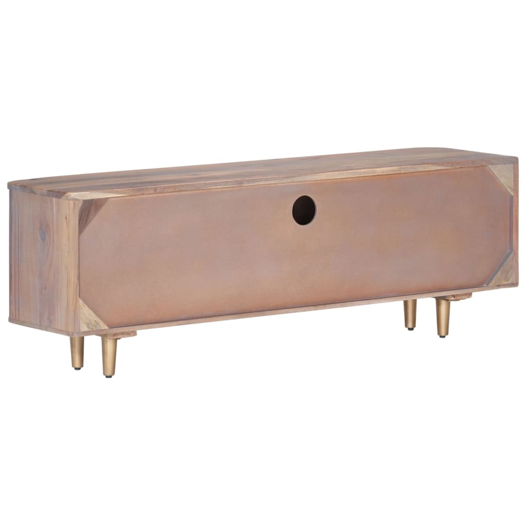 TV-Schrank 118x30x40 cm Massivholz Akazie