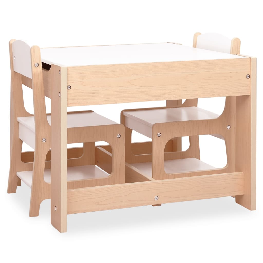 Table enfant avec 2 chaises MDF