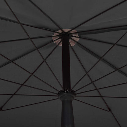 Sonnenschirm mit Mast 200x130 cm Anthrazit