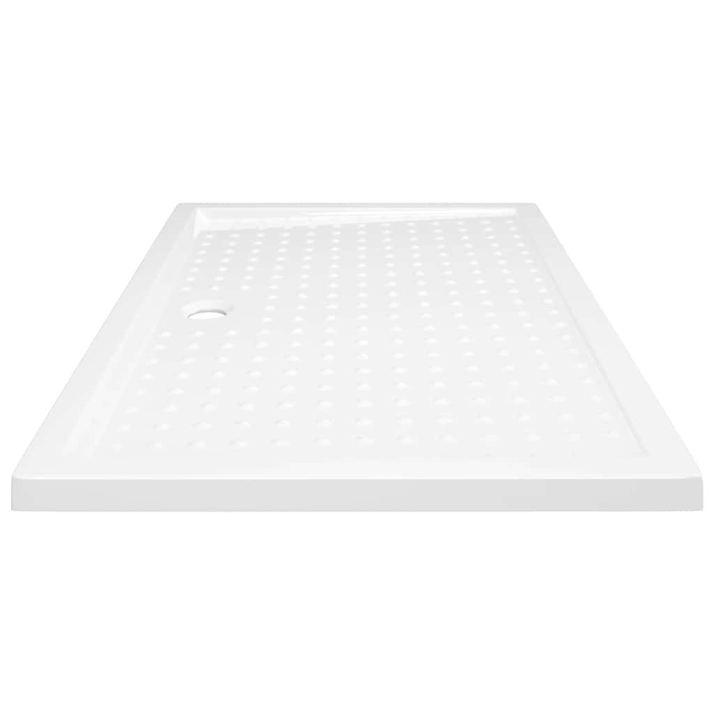 Duschwanne Anti-Rutsch Weiß 80x120x4 cm ABS