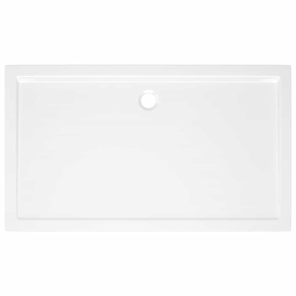 Duschtasse ABS Rechteckig Weiß 70x120 cm