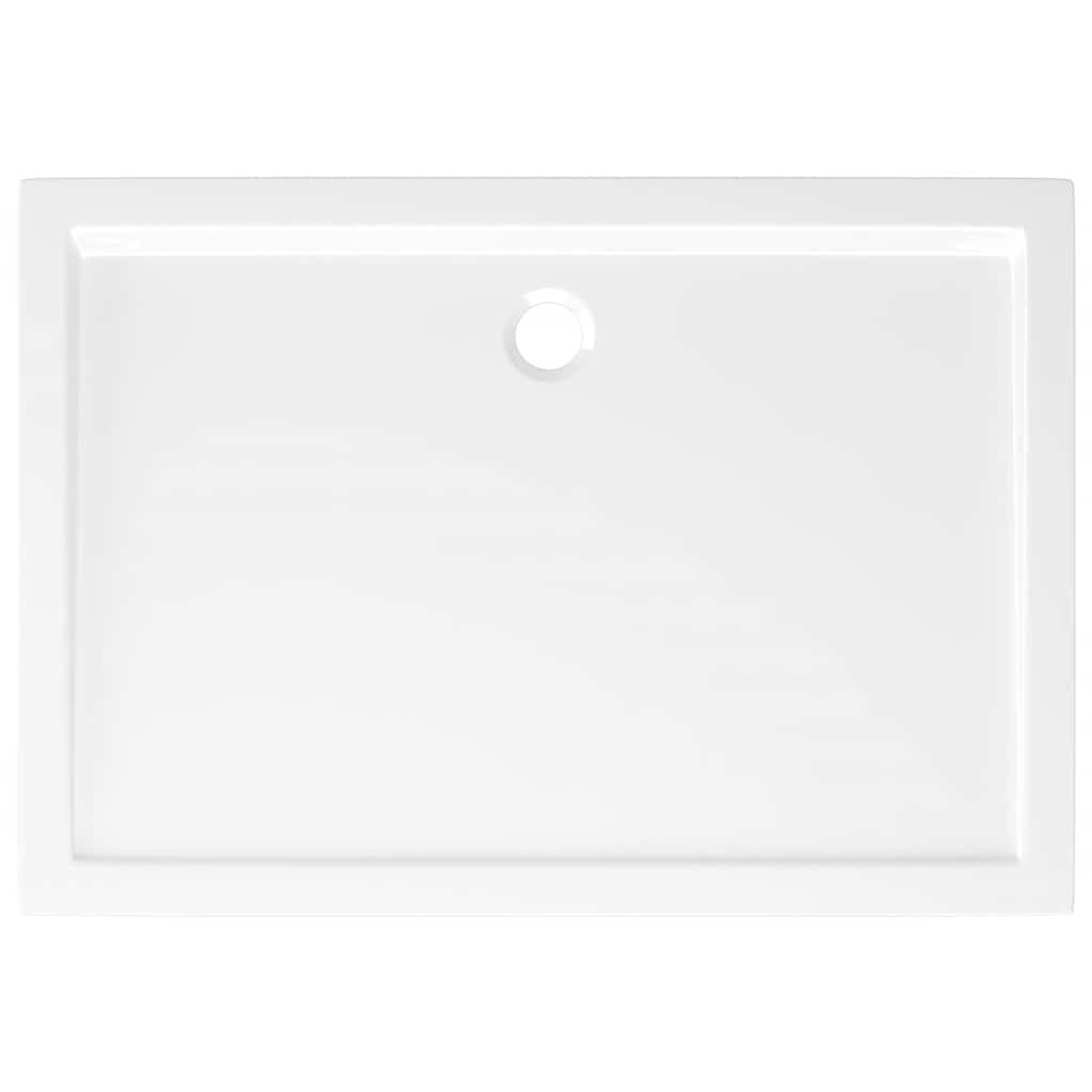 Duschtasse ABS Rechteckig Weiß 70x100 cm