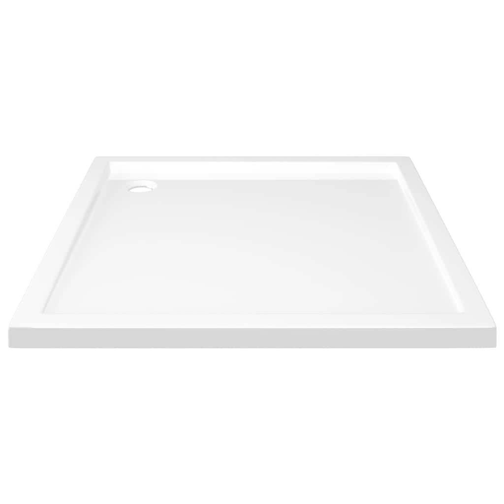 Duschtasse ABS Quadratisch Weiß 80x80 cm