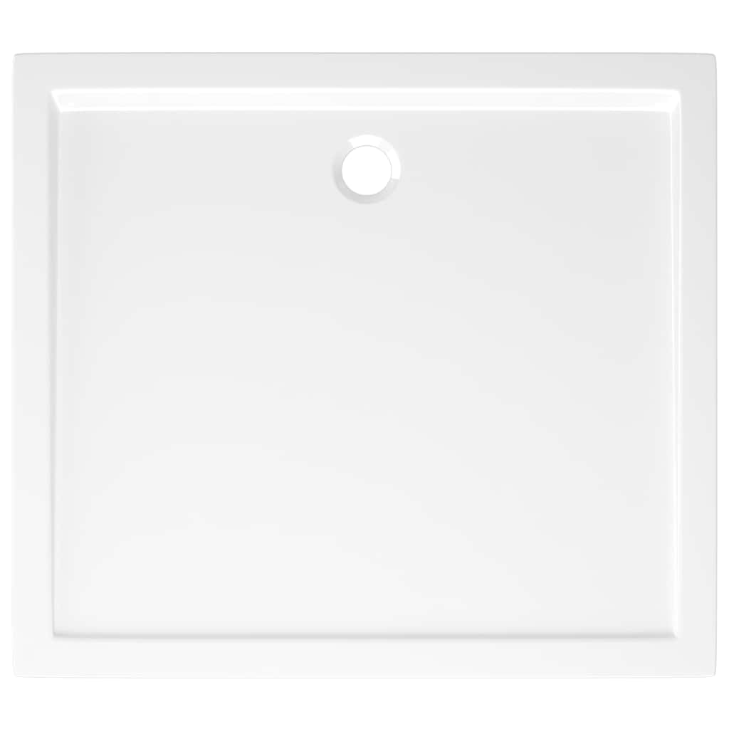 Duschtasse ABS Rechteckig Weiß 80x90 cm