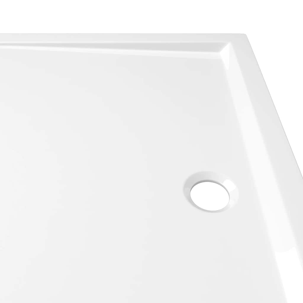 Duschtasse ABS Rechteckig Weiß 80x110 cm