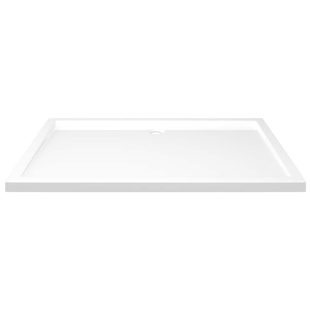 Duschtasse ABS Rechteckig Weiß 80x120 cm