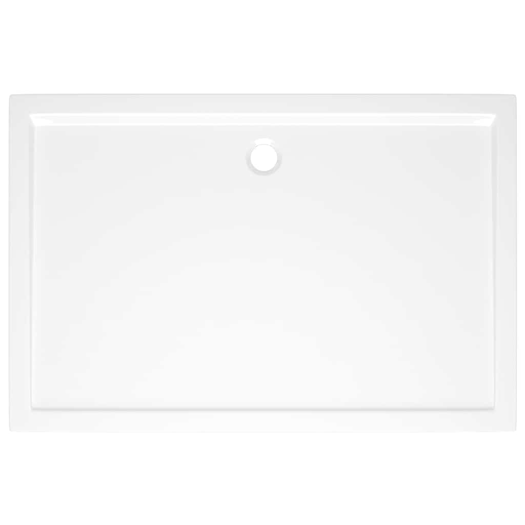 Duschtasse ABS Rechteckig Weiß 80x120 cm