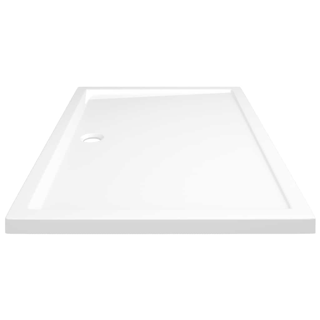Duschtasse ABS Rechteckig Weiß 80x120 cm