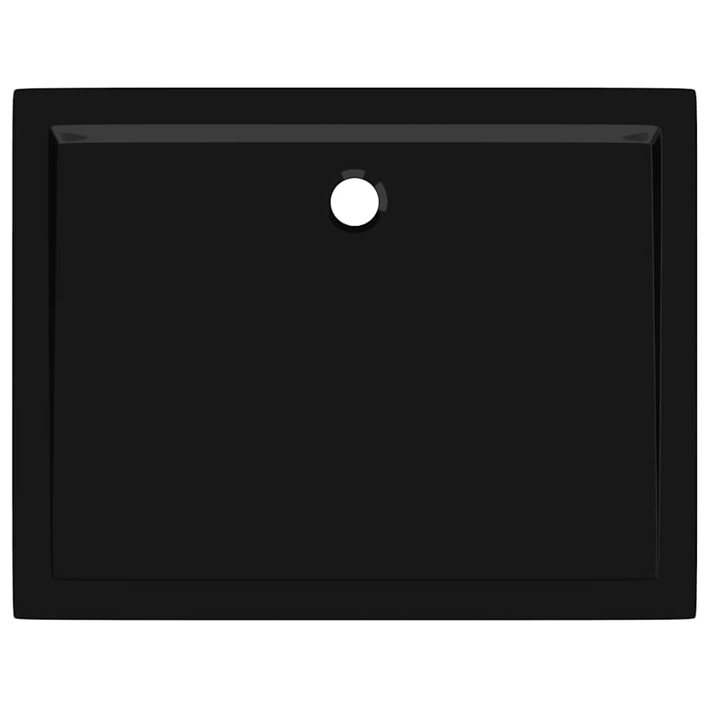Duschtasse ABS Rechteckig Schwarz 70x90 cm