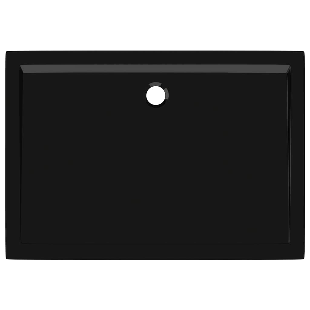 Duschtasse ABS Rechteckig Schwarz 70x100 cm
