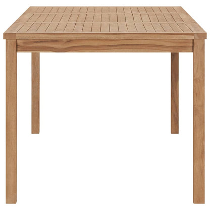 Garten-Esstisch 180x90x77 cm Massivholz Teak