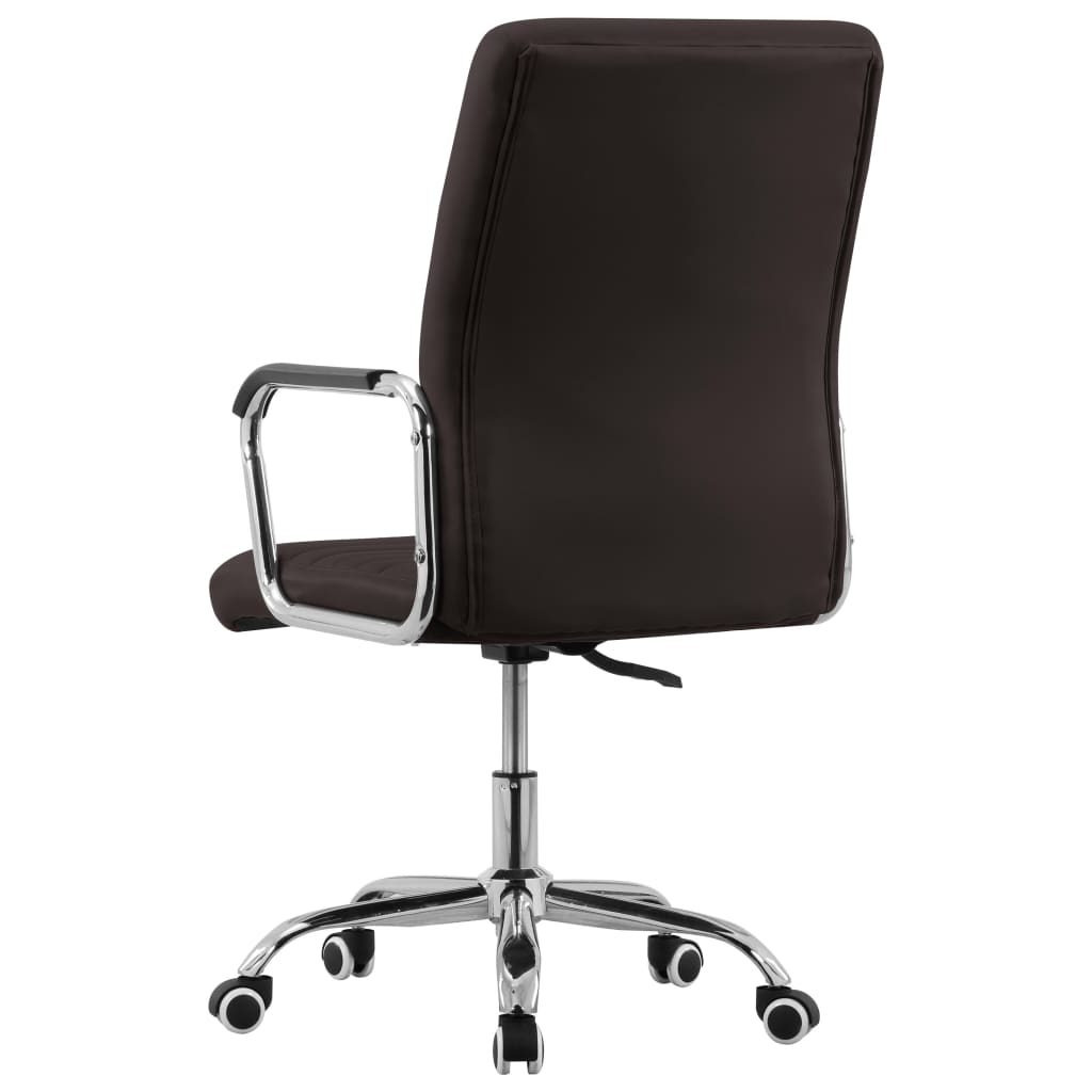 Bürostuhl Drehbar Braun Stoff