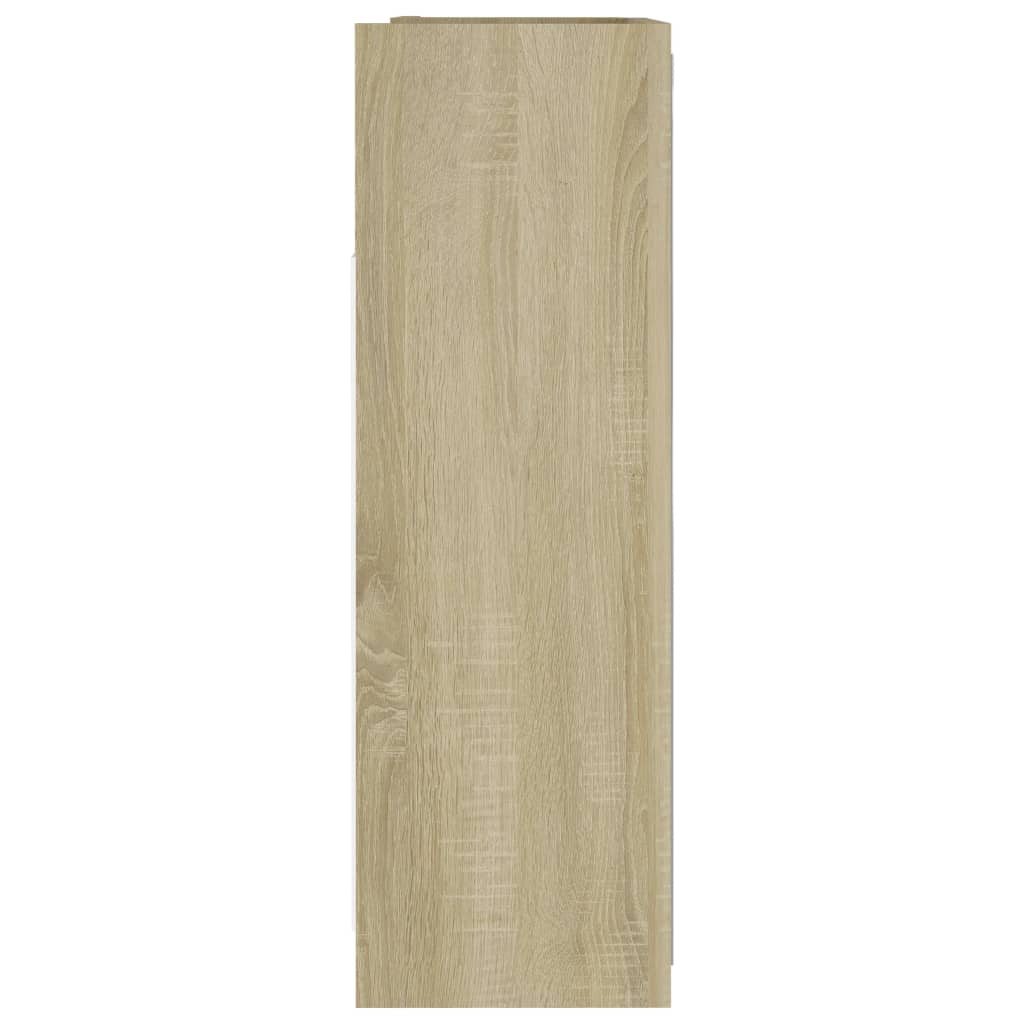 Bad-Spiegelschrank Sonoma-Eiche 62,5x20,5x64 cm Holzwerkstoff