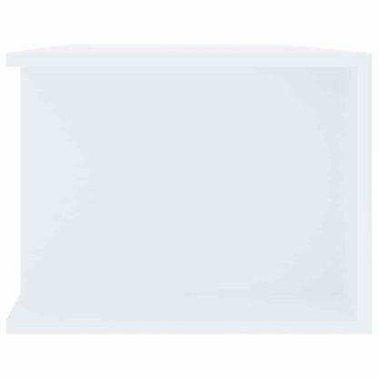 TV-Schrank mit LED-Leuchten Weiß 135x39x30 cm
