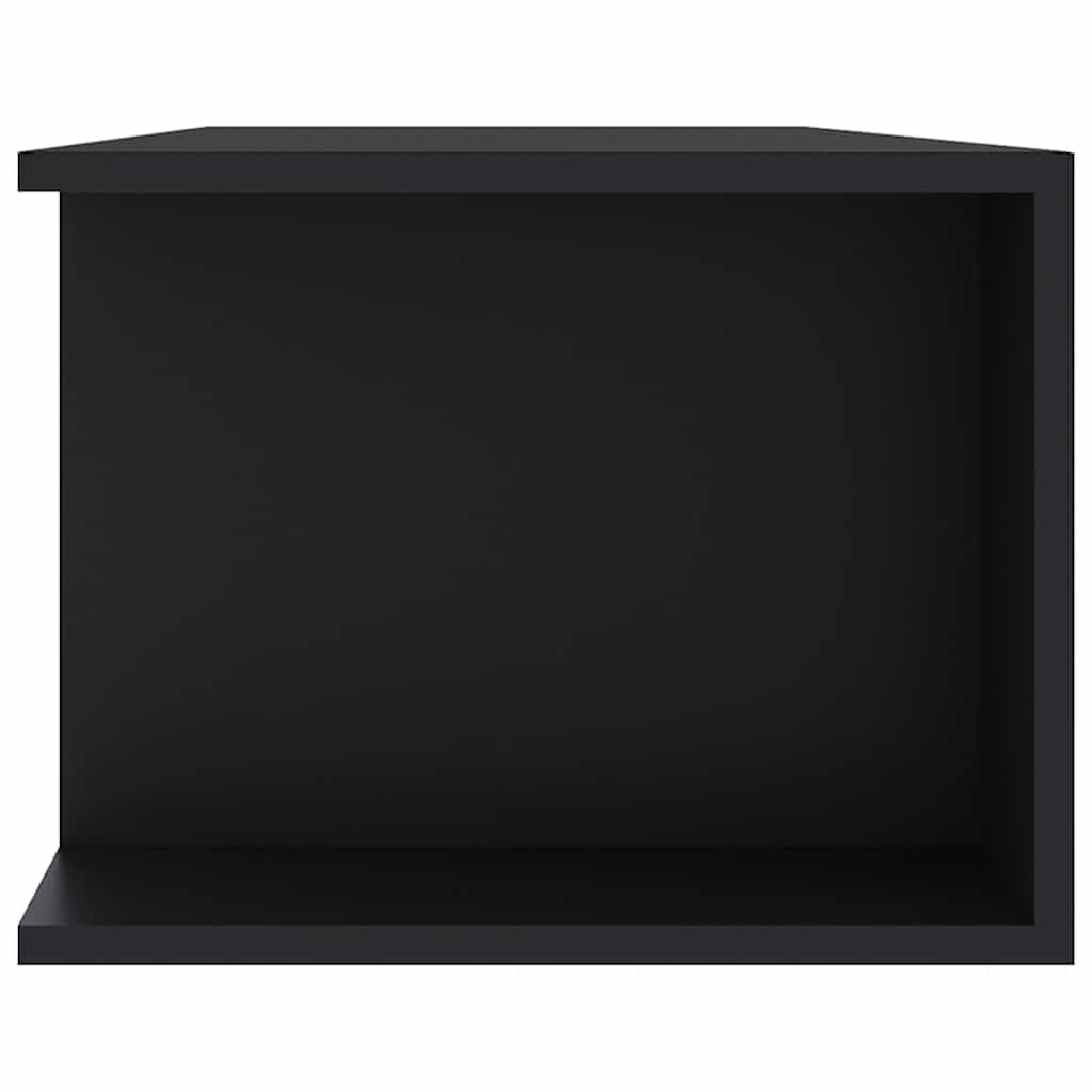 TV-Schrank mit LED-Leuchten Schwarz 135x39x30 cm
