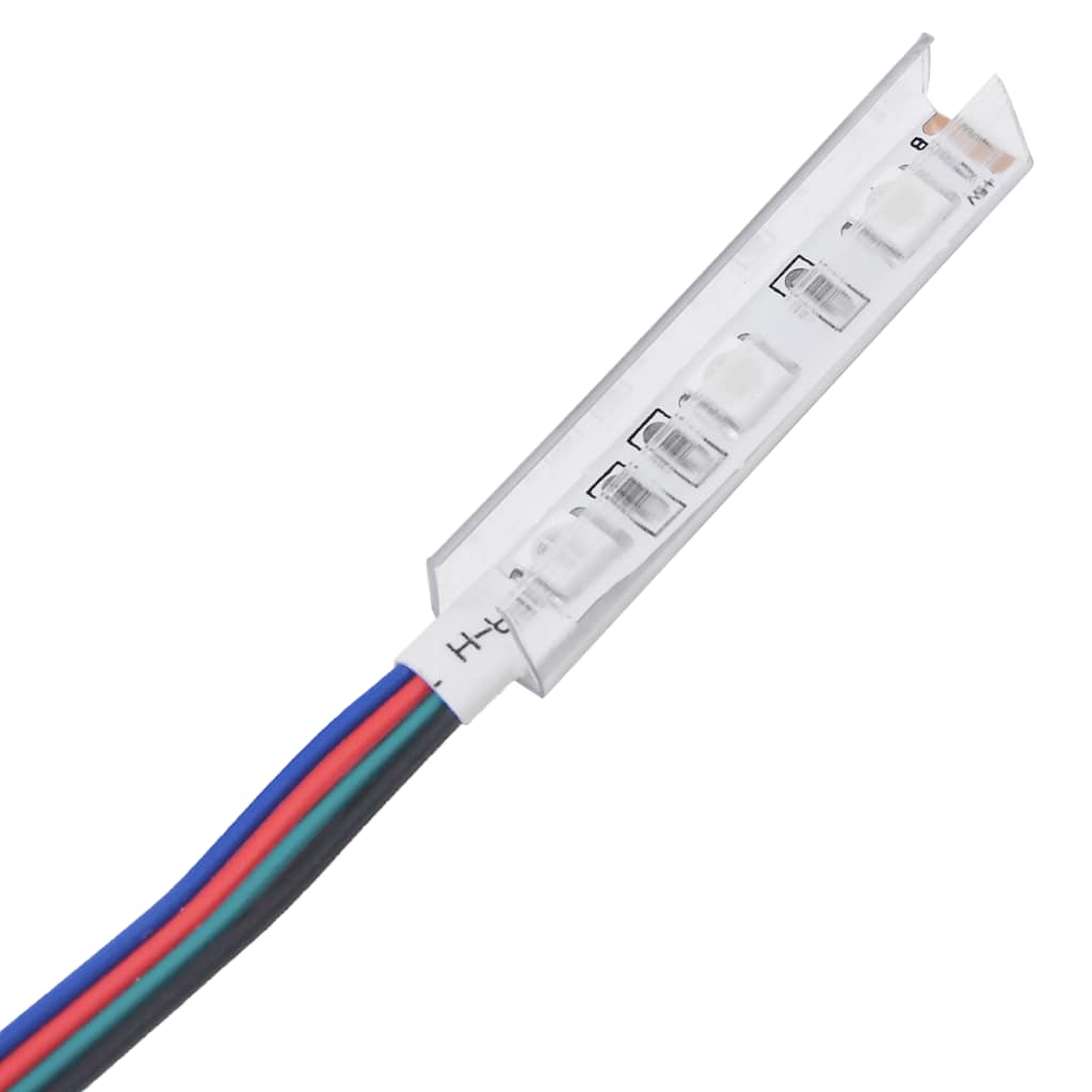 TV-Schrank mit LED-Leuchten Weiß 140x40x36 cm