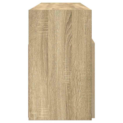 TV-Schrank mit LED-Leuchten Sonoma-Eiche 120x30x50 cm