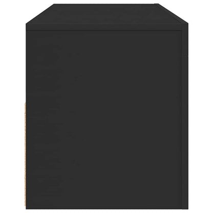 TV-Schrank mit LED-Leuchten Schwarz 120x35x40 cm