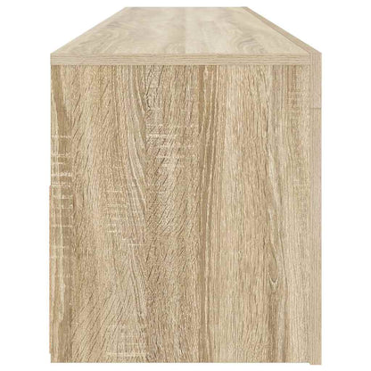 TV-Schrank mit LED-Leuchten Sonoma-Eiche 120x35x40 cm