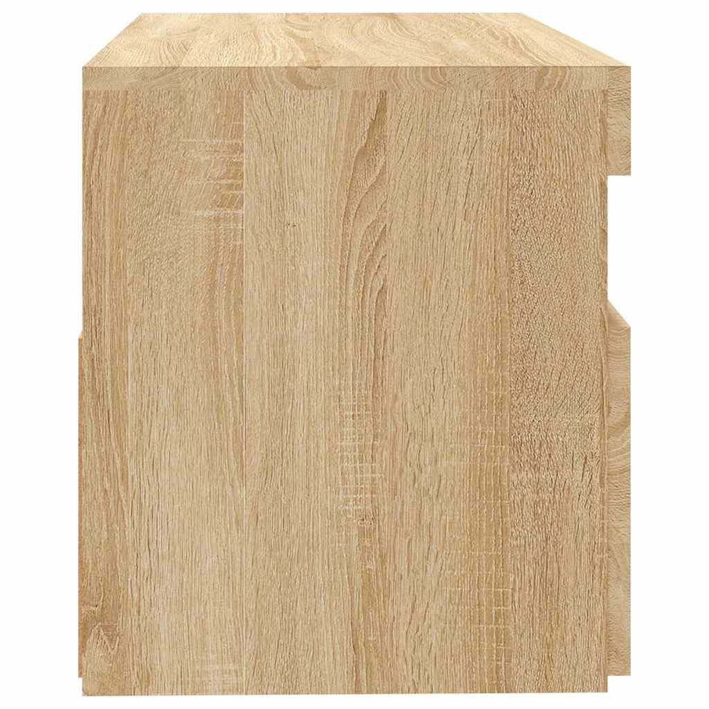 TV-Schrank mit LED-Leuchten Sonoma-Eiche 60x35x40 cm